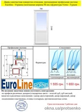 Двери балконные 700х2100 за 3 дня!